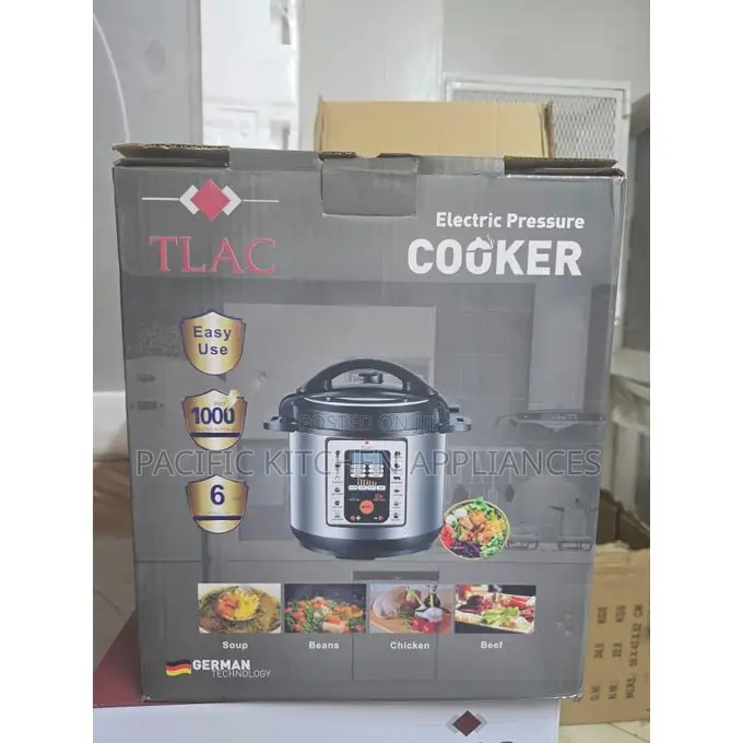 Tlac 6 Litres Electric Pressure Cooker, 6ltr, 1000w