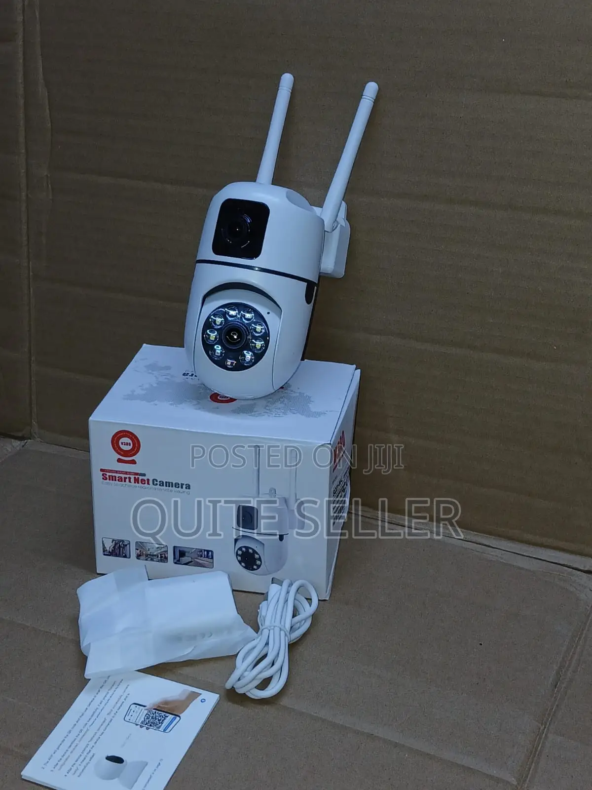 V380 Wifi Dual CCTV Camera With 2way Audio