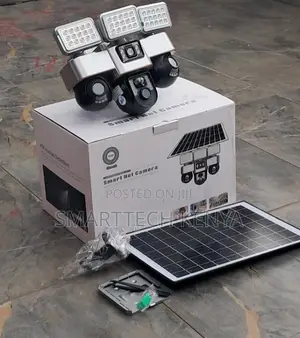 V380 Pro VTS-30 4G Triple-Lens Solar Security Camera Kit
