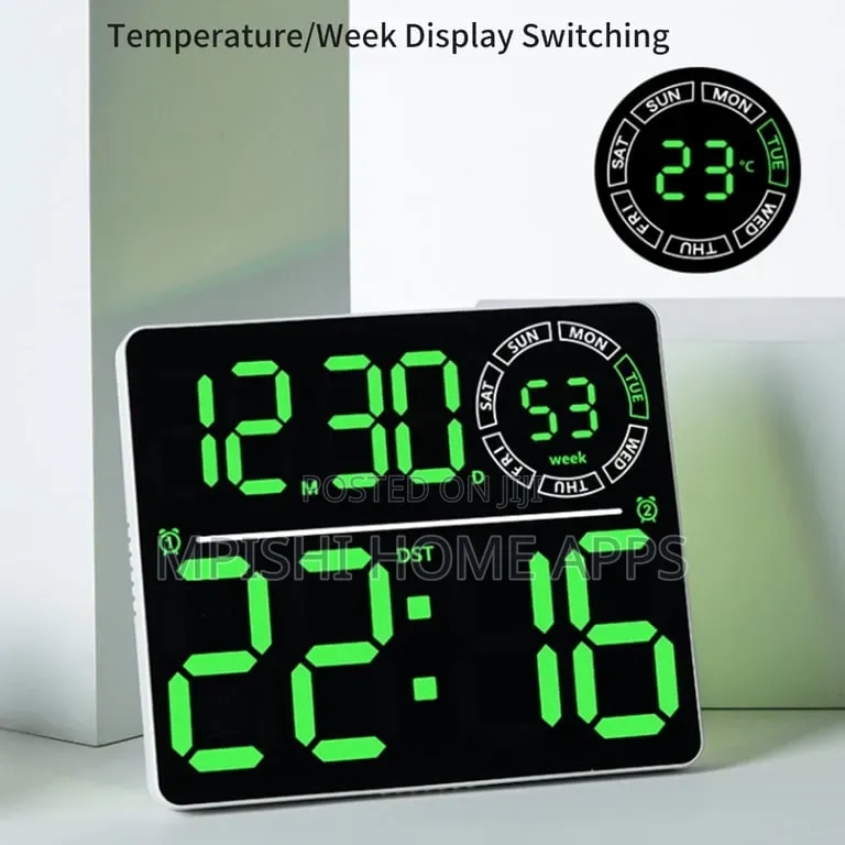 Modern LED Digital Wall Clock