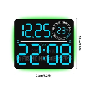 Modern LED Digital Wall Clock