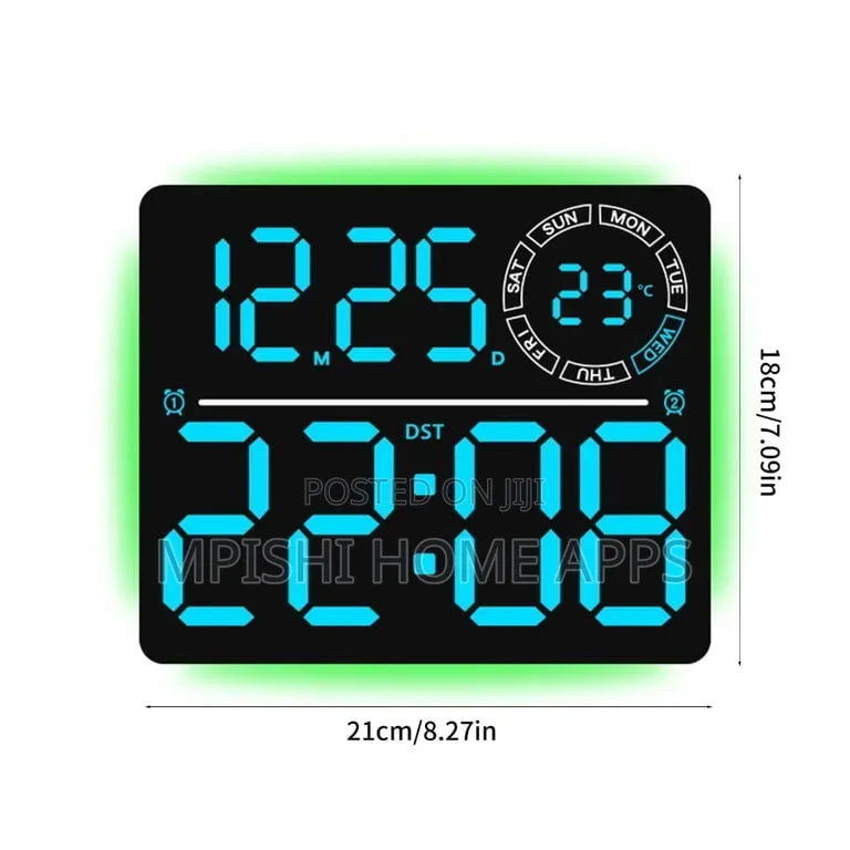 Modern LED Digital Wall Clock