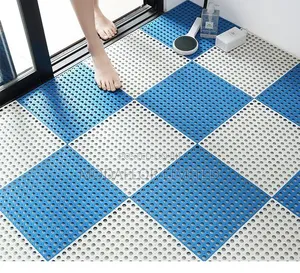 Anti-Slip Interlocking Floor Tiles for Bathrooms