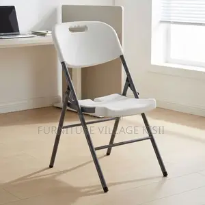 White Foldable Plastic Outdoor Seat