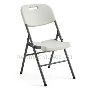 White Foldable Plastic Outdoor Seat