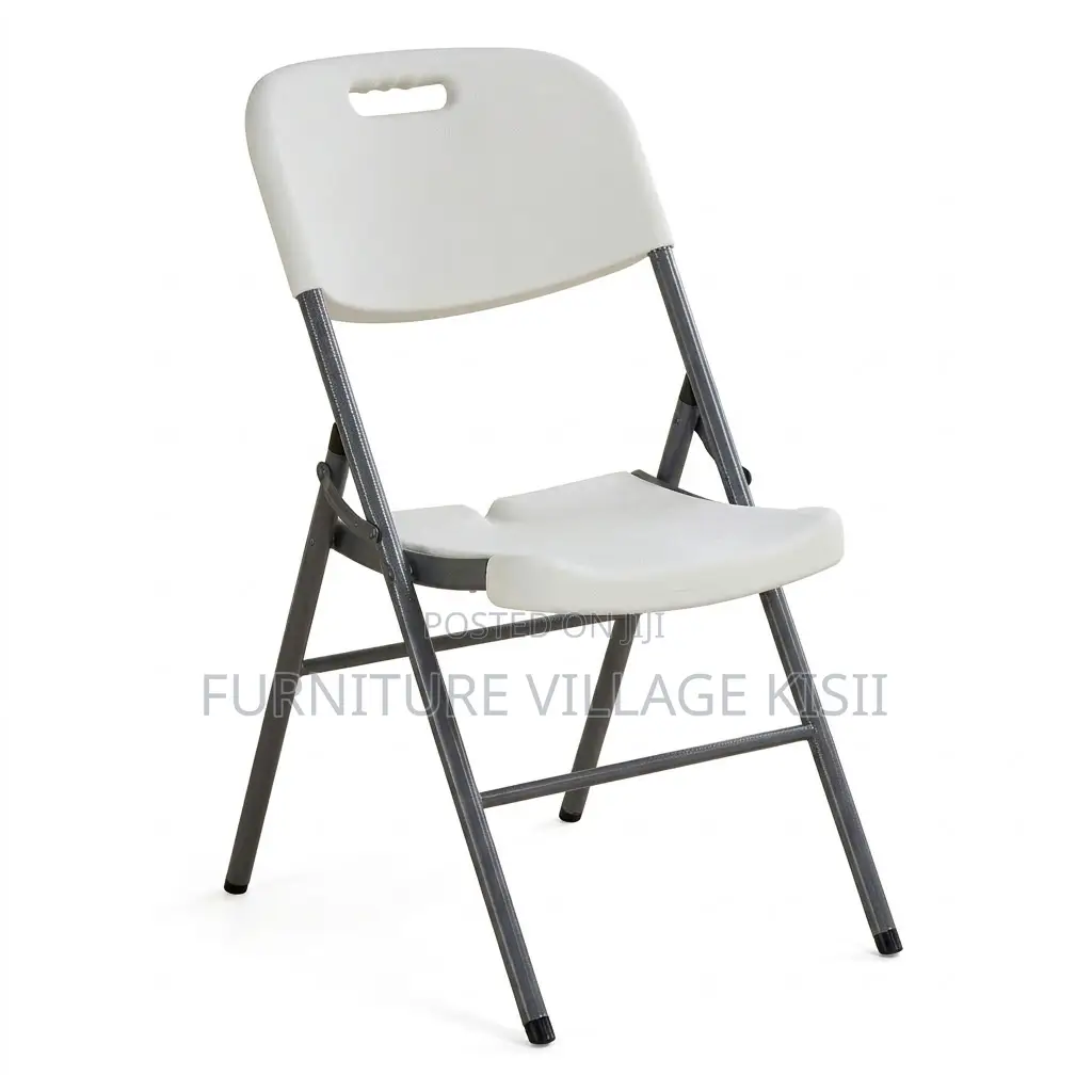 White Foldable Plastic Outdoor Seat