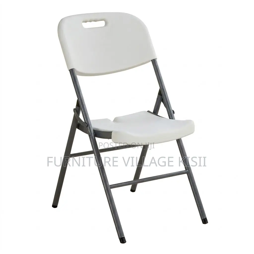 White Foldable Plastic Outdoor Seat