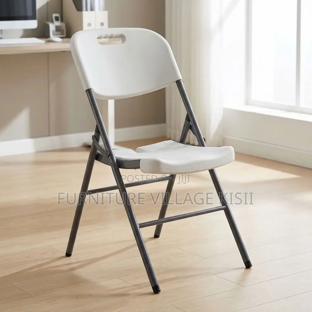 White Foldable Plastic Outdoor Seat