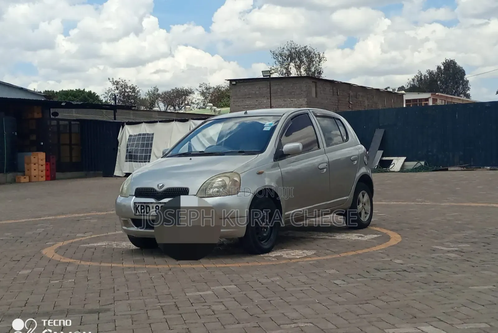 Toyota Vitz 2003 Gray