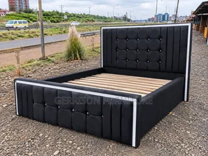 Custom 5x6 Sleek Black Fully Platform Bed Frame (Brand New)