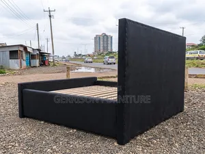 Custom 5x6 Sleek Black Fully Platform Bed Frame (Brand New)