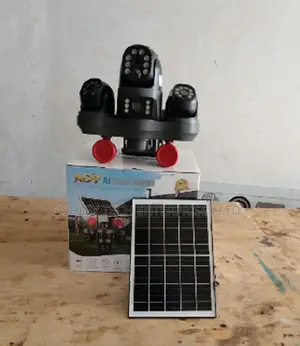 V380 Smart Solar Powered 4 Lens Surveillance Camera
