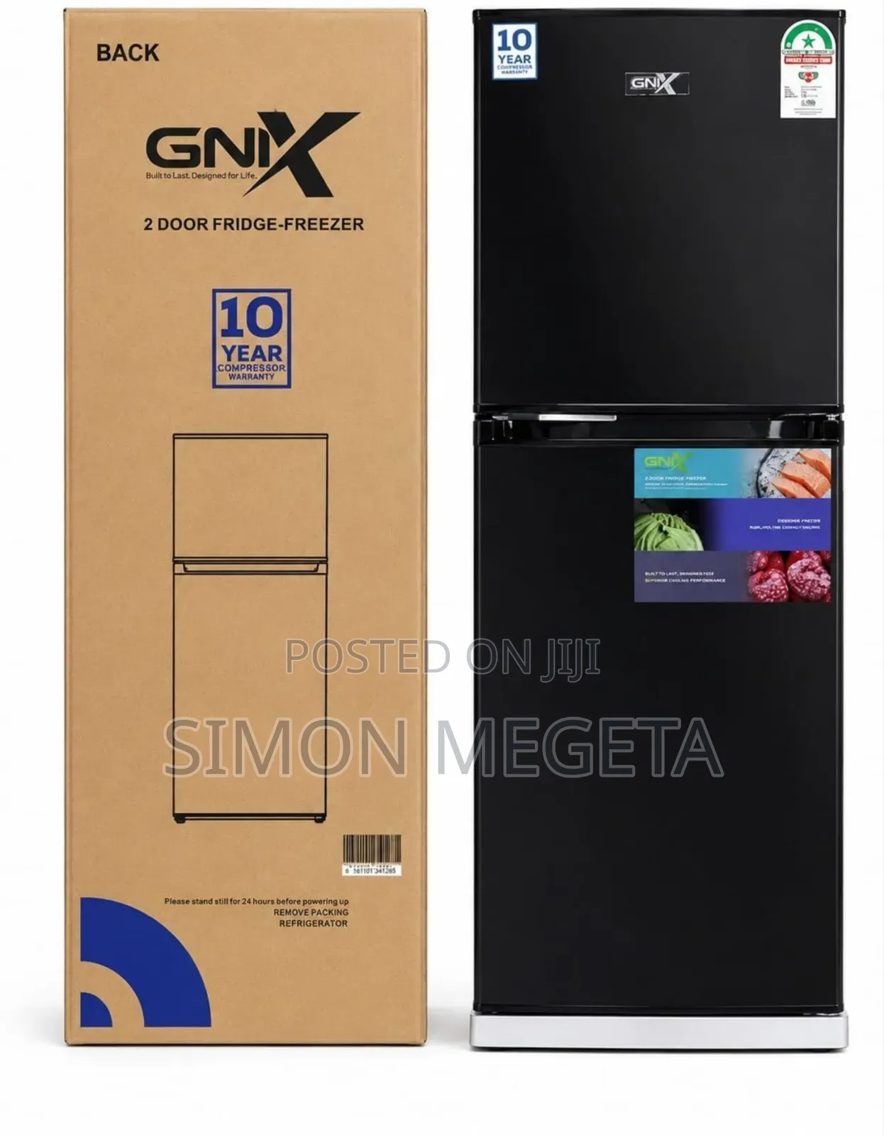 138 Litres GNIX FR-168DF Double Door Refrigerator