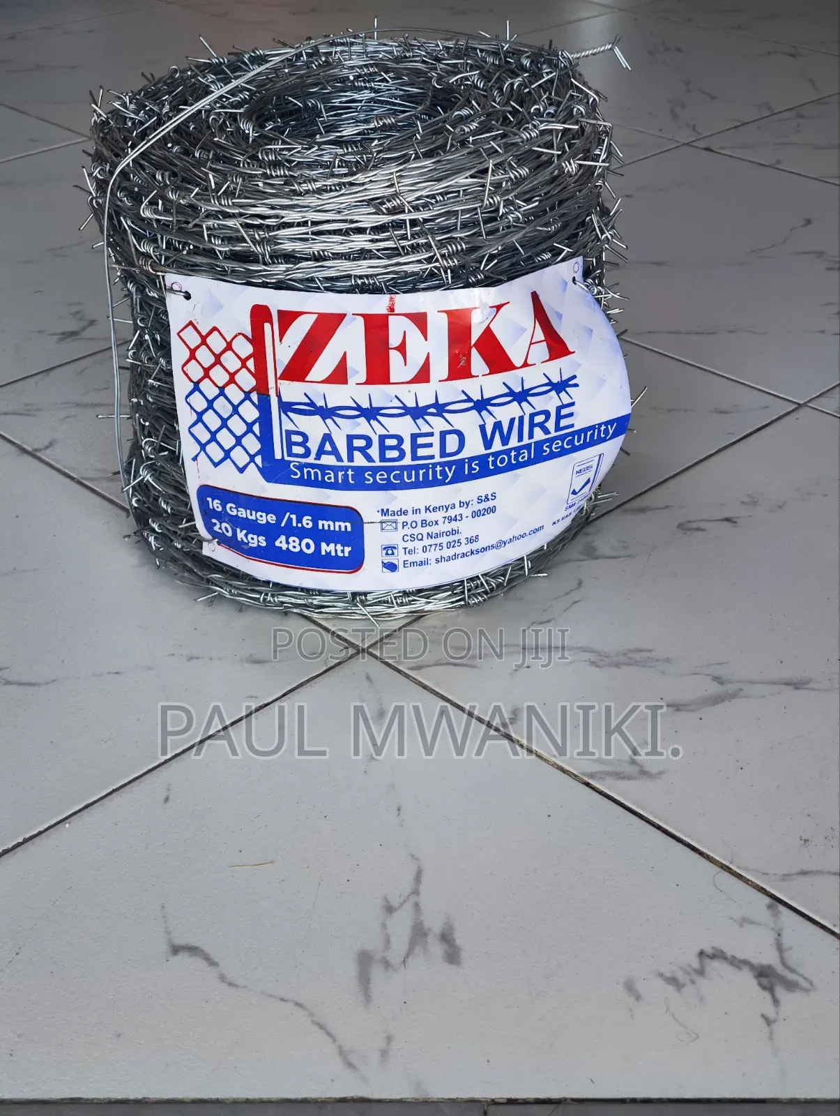 High-Quality Galvanized Barbed Wire Roll