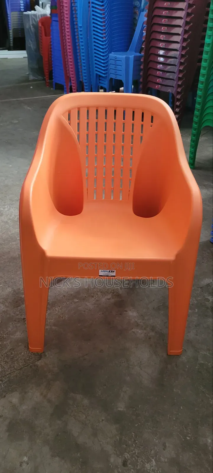 Aquaken Plastic Chairs Orange