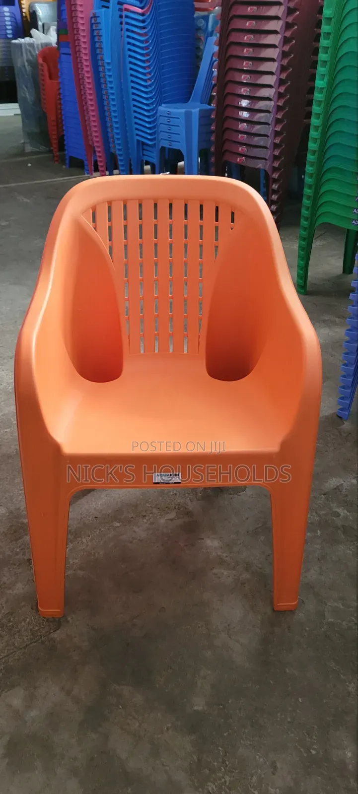 Aquaken Plastic Chairs Orange