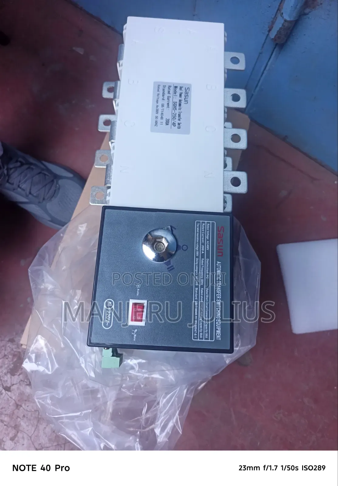 200A 3 Phase Automatic Changeover