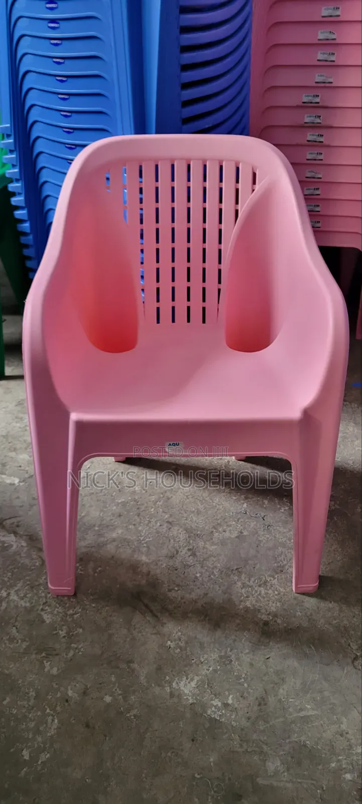Aquaken Plastic Chairs Pink