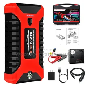 All-in-One Emergency Kit Car Jump Starter With Air Compressor