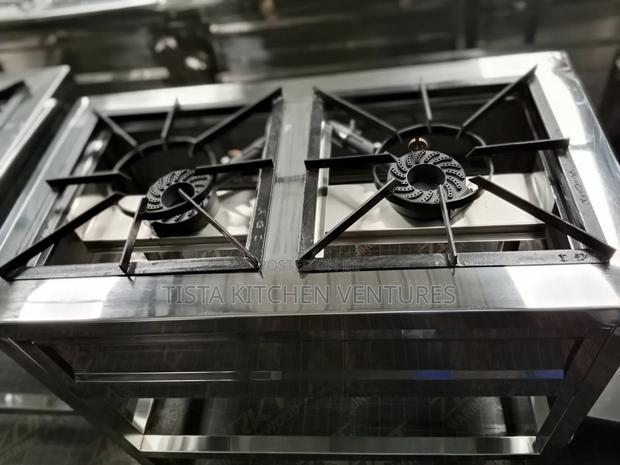 Heavy-Duty 2 Burner Gas Cooker