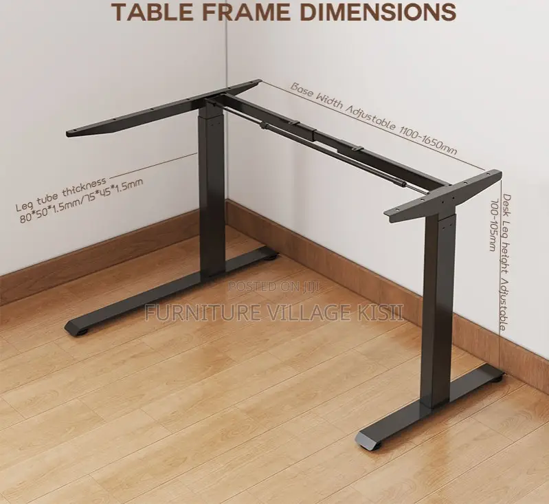 L-Shaped Electrical Addjustable Office Desk
