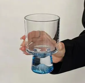 Colored Glass High Mountain Shape Base Design