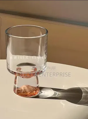 Colored Glass High Mountain Shape Base Design