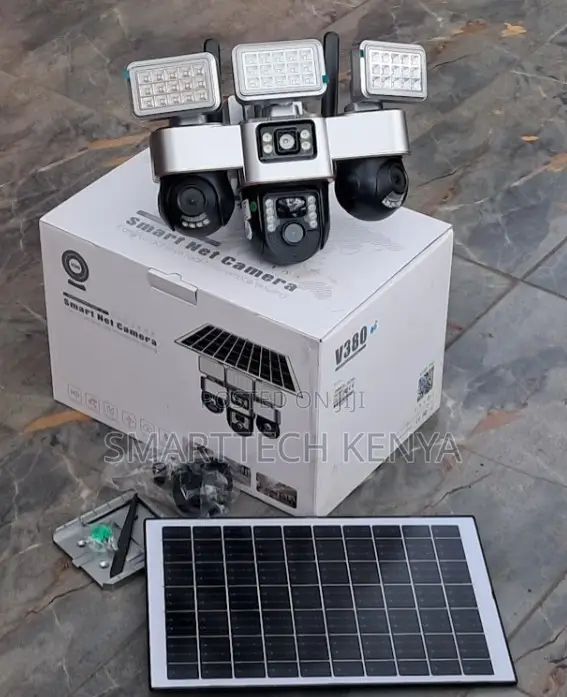 VTS 30 4G Solar Powered PTZ Camera – Triple Lens HD CCTV
