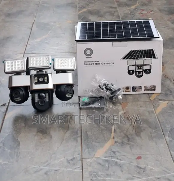 VTS 30 4G Solar Powered 3-Lens PTZ CCTV Camera – Outdoor Security
