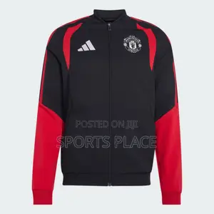 Manchester United Black 26/27 Tiro Presentation Jacket