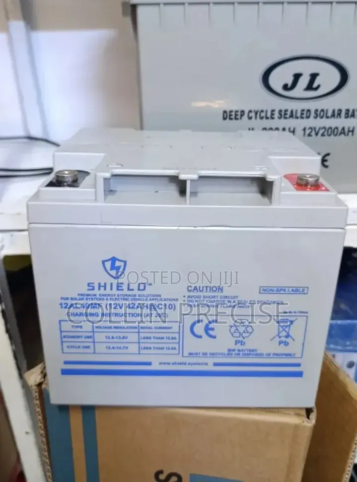 12v/42Ah Shield Gel Battery