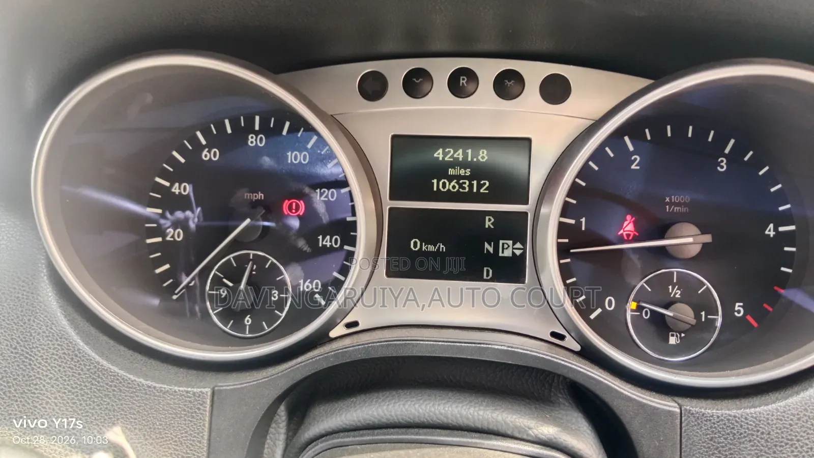 Mercedes-Benz M Class ML 320 CDI 4Matic 2008 Black