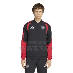 Manchester United Black 26/27 Tiro Presentation Jacket