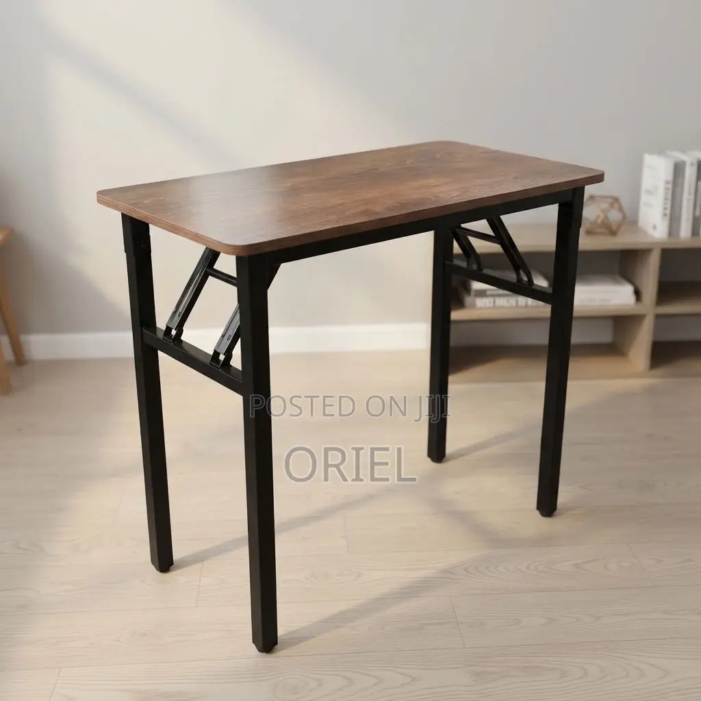 Office Table : Brown Foldable Office Table