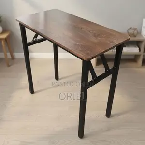 Office Table : Brown Foldable Office Table
