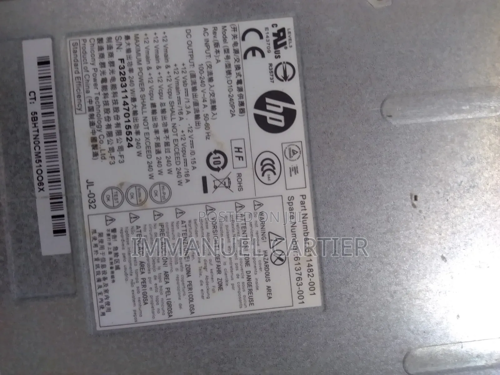 Desktop Computer HP 200 G4 4GB Intel Core i3 SSD 500GB