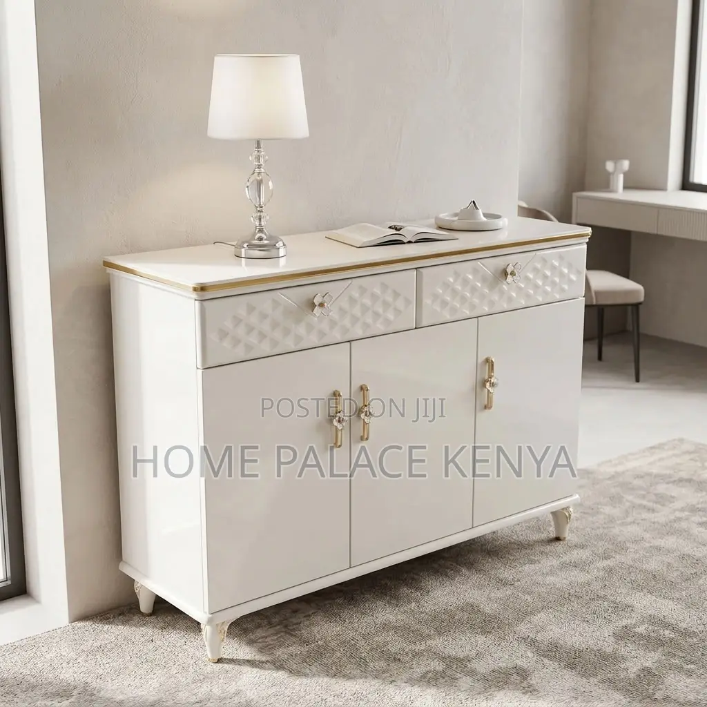 Console; Decorative Console Table for Displaying Flowers and Lamps