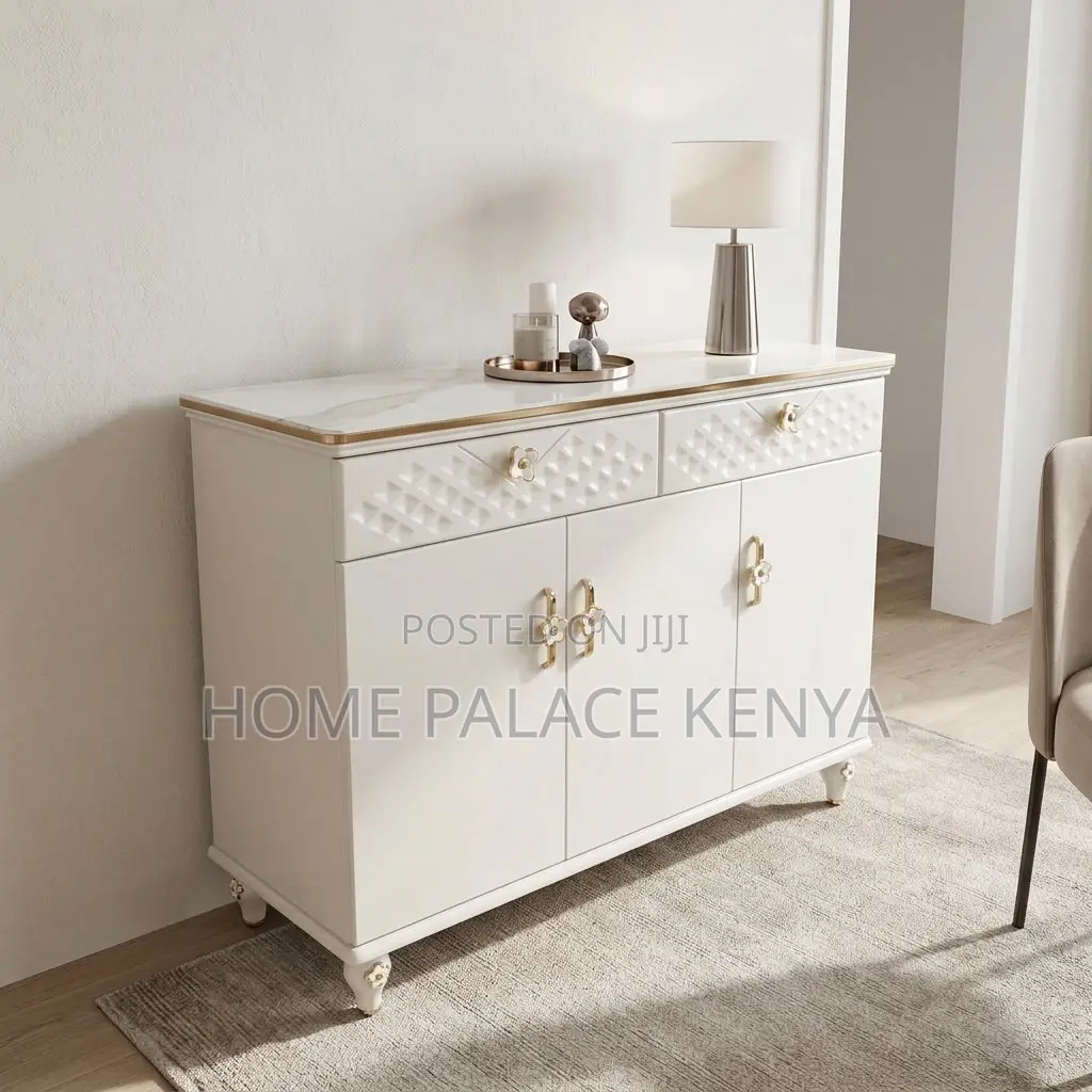 Console; Decorative Console Table for Displaying Flowers and Lamps