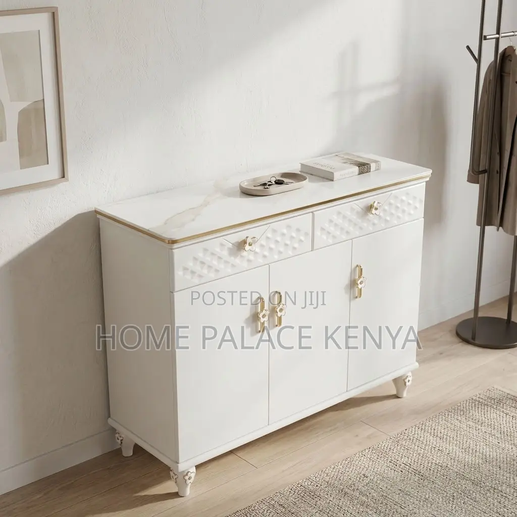 Console; Decorative Console Table for Displaying Flowers and Lamps