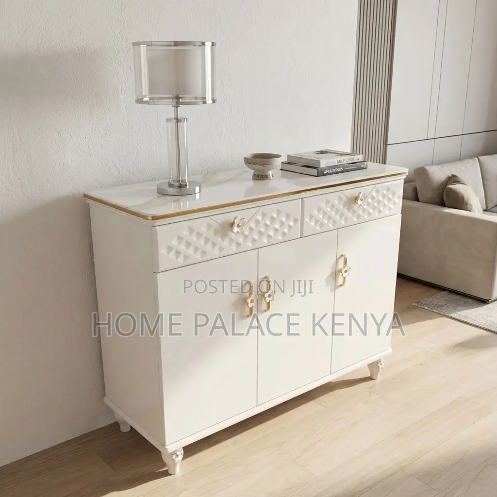 Console; Decorative Console Table for Displaying Flowers and Lamps