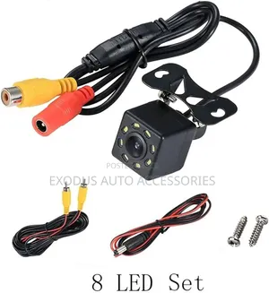 Car Reverse Camera 8 Led Lights