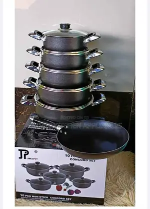 JP Non-Stick 11pcs Cooking Pot Cookware