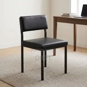 Office Study Chair : Custom Leather Padded Office Study Chair
