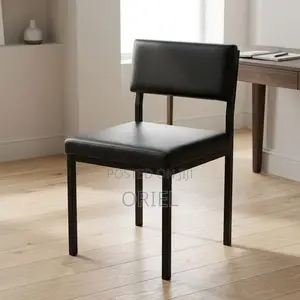 Office Study Chair : Custom Leather Padded Office Study Chair