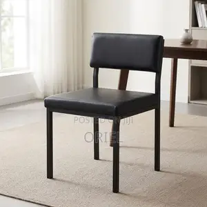 Office Study Chair : Custom Leather Padded Office Study Chair