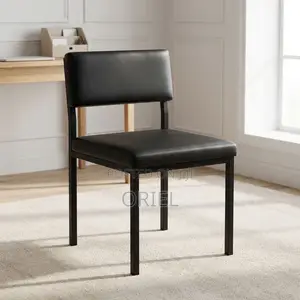 Office Study Chair : Custom Leather Padded Office Study Chair