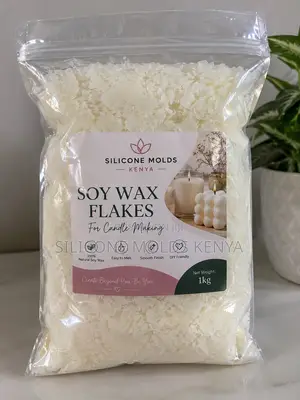 Organic Candle Wax, Pure Soy Wax for Candle Making