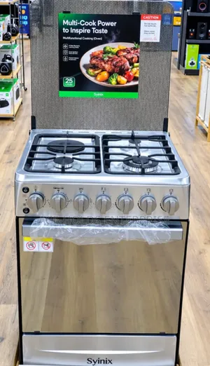 SYINIX (Q60GC5) 3+1 Standing Gas Cooker 60*60 - Electric Oven