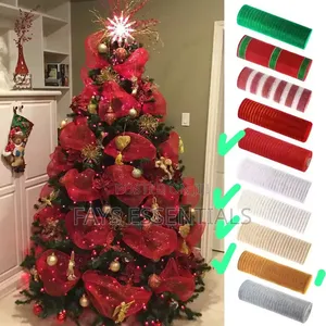Christmas Ribbon Tree Decorations