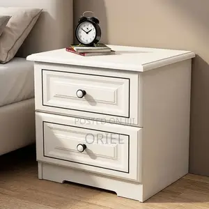 Modern Bedside Cabinet : Two-Drawer Bedside Table